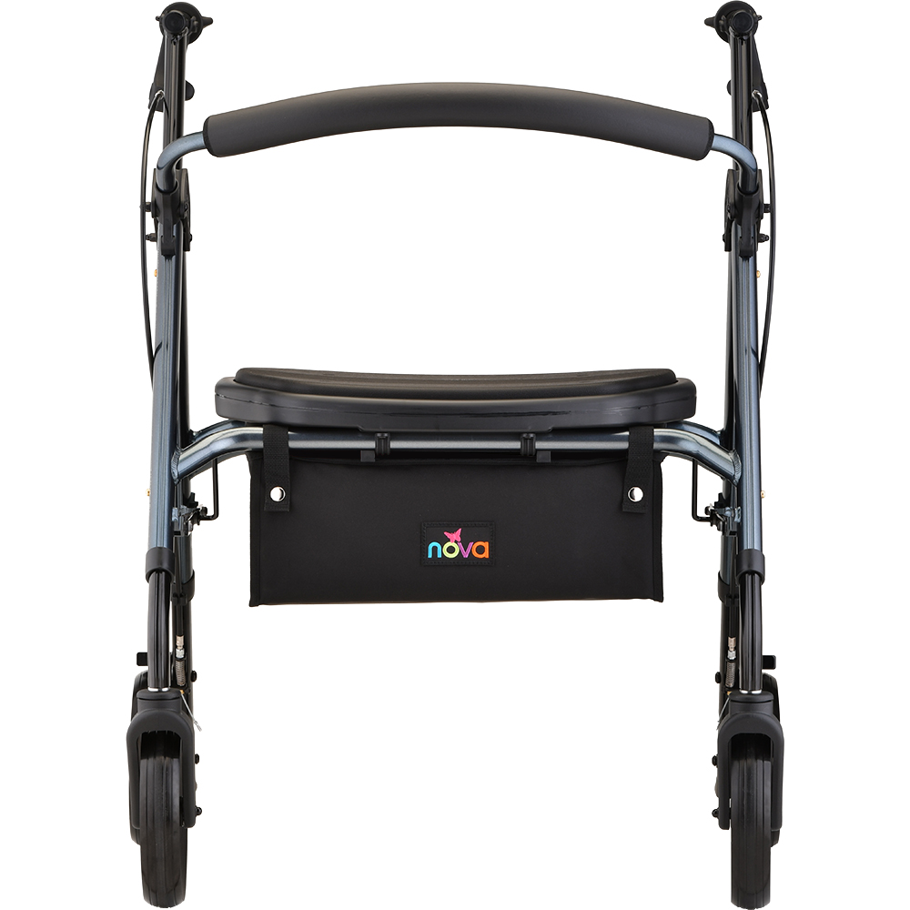 STAR 8 DLX WIDE ROLLATOR BLUE